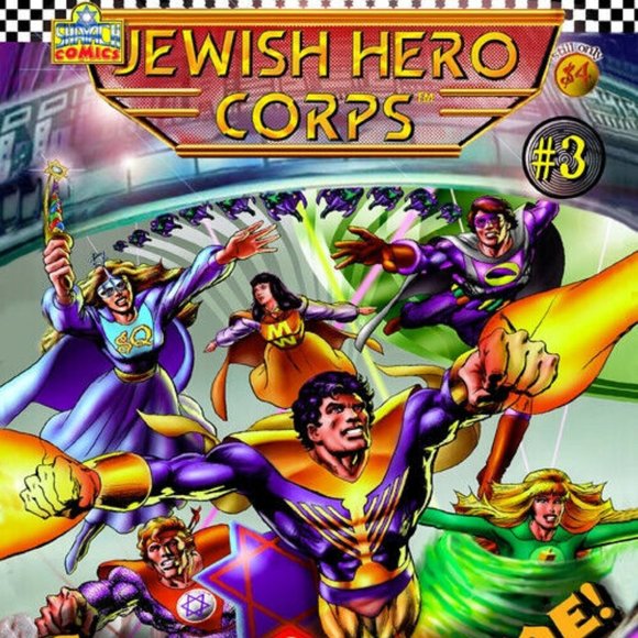 RARE ! Set of 3 Jewish Hero Corps #1, #2 & #3 Jewish Superhero Comic Books - Picture 5 of 10